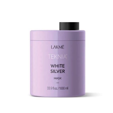 Lakme Masca cu pigment violet pentru par blond Teknia White Silver 1000ml