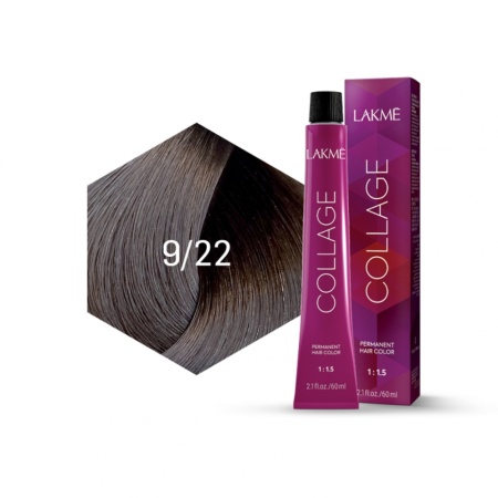 Lakme Vopsea de par permanenta 9/22 blond foarte deschis violet Collage 60ml