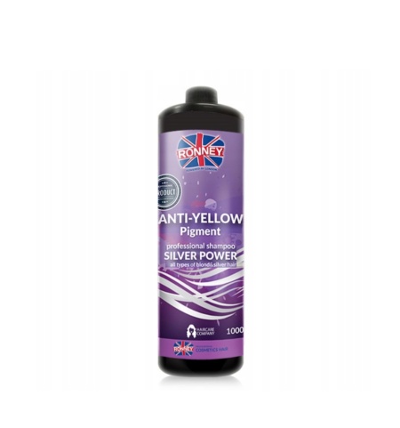 Ronney Professional Sampon cu pigment violet pentru par blond Anti-Yellow 1000ml