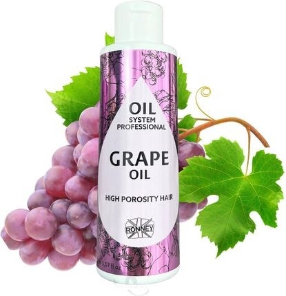 Ronney Professional Ulei de par cu clatire - porozitate ridicata Oil System Grape 150ml