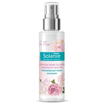 Solanie Apa revigoranta pentru corp cu ulei de trandafir de Damasc So Fine 100ml