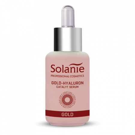 Solanie Ser antirid cu aur si acid hialuronic Gold 30ml