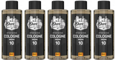 The Shave Factory Pachet 4+1 Colonie After Shave Indian 10 500ml