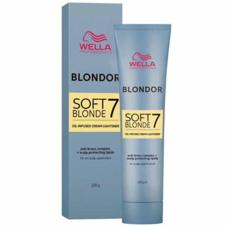 Wella Professionals Crema pentru decolorare 7 tonuri Blondor Soft Blonde 200g