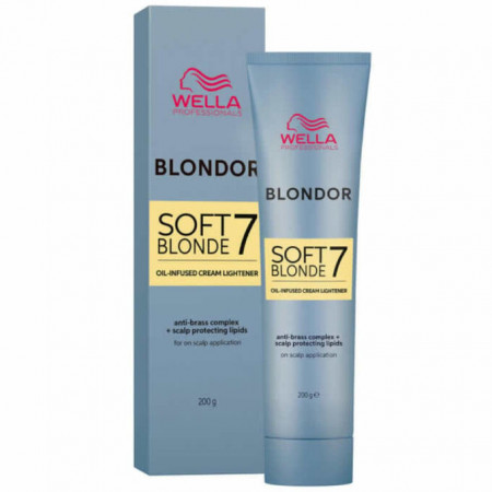 Wella Professionals Crema profesionala pentru decolorare 7 tonuri Blondor Soft Blonde 200g