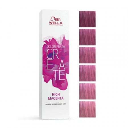 Wella Professionals Vopsea de par pentru colorare directa High Magenta Color Fresh Create 60ml