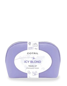 Cotril Sampon cu pigment violet+masca pentru par blond Icy Blond Travel Kit 100ml