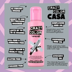 Crazy Color Vopsea semipermanenta 28 Platinum 100ml