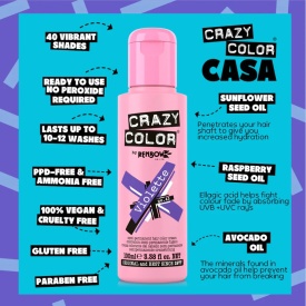 Crazy Color Vopsea semipermanenta 43 Violette 100ml