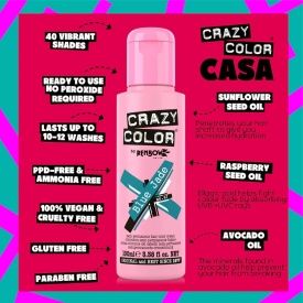 Crazy Color Vopsea semipermanenta 67 Blue Jade 100ml