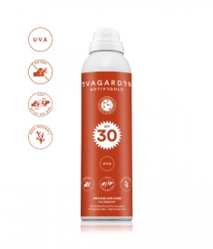 Evagarden Spray de fata si corp cu protectie solara SPF 30 ActiveGold Antiage 150ml