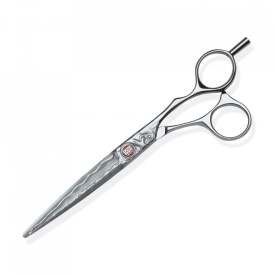 Kasho Foarfeca profesionala de tuns din otel Damasc stratificat 6.5 inci offset Damascus Series KAD-65 OS