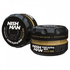 NishMan Ceara wet look Styling Gel Wax Gold One 07 150ml