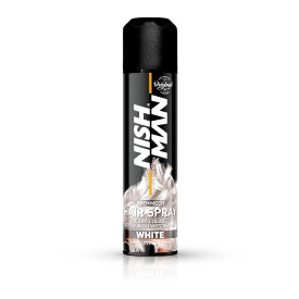 NishMan Spray colorant alb pentru par Ultra Colors White 150ml