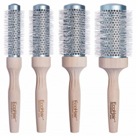 Olivia Garden EcoHair Thermal - Perie ceramica profesionala cu peri din nailon 54mm