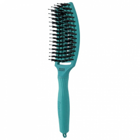 Olivia Garden Perie de par cu peri de mistret+nailon Finger Combo On The Road Again - Blue Lagoon