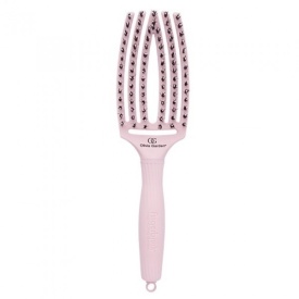 Olivia Garden Perie de par de mistret+nailon Finger Combo Pastel Pink Medium