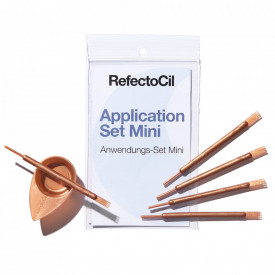 RefectoCil Set 5 pensule+5 boluri pentru vopseaua de gene si sprancene Application Set Mini