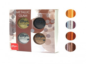 Thuya Metallic Glam - Pigmenti cu efect metalic pentru unghii 4 culori