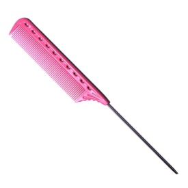 YS Park Pieptan pentru tapat cu codita pentru sectionare 102 - roz