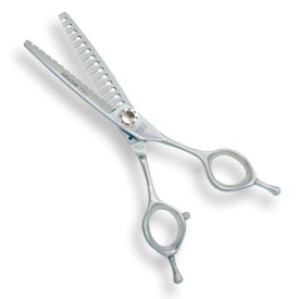 Akashi Foarfeca de filat dreapta dublu zimtata 6 inci 14 dinti Super Cut Q60