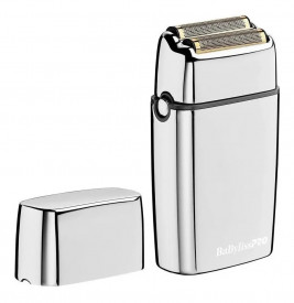 Babyliss Pro Shaver Silver - Aparat de ras profesional dublu cu acumulator si cablu FXFS2E