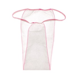 Chiloti tanga cosmetici din TNT pentru femei - albi 100buc