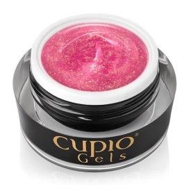 Cupio Gel de constructie Builder Glitz&Glam - Rosy 15ml