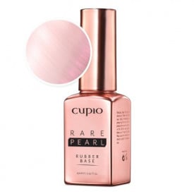 Cupio Oja semipermanenta Rubber Base Rare Pearl Collection - Sea Pink 15ml