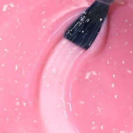Cupio Rubber Base Effect X Perfect Flakes - Ballet Class 15ml