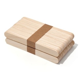 Cupio Spatule de lemn mari pentru epilat 50buc - M