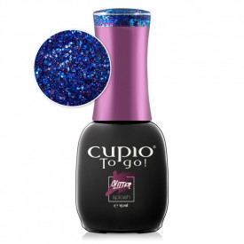 Cupio To Go! Glitter Splash - Light Blue oja semipermanenta 15 ml