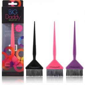 Framar Set pensule colorate pentru vopsit Big Daddy Brush 3buc