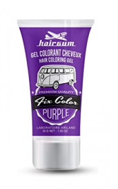 Hairgum Fix Color Purple gel colorant mov violet 30 ml