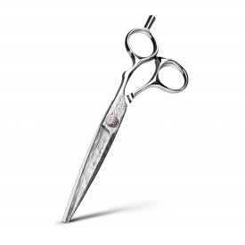 Kasho Foarfeca profesionala de tuns din otel Damasc stratificat 6.5 inci offset Damascus Series KAD-65 OS