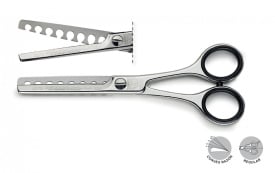 Kiepe Professional Foarfeca de filat dreapta 5.5 inci 8 dinti Mirror Series