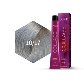 Lakme Vopsea de par permanenta 10/17 blond platinat cenusiu rece Collage 60ml