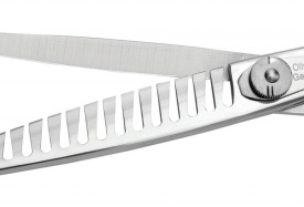 Olivia Garden Silkcut Thinning - Foarfeca de filat offset cu 15 dinti in fata 6.35 inch