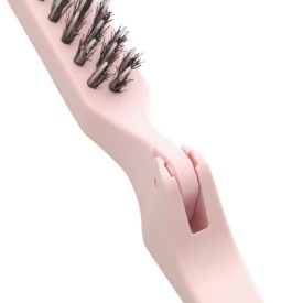 Olivia Garden Perie de tapat cu peri de mistret+nailon Expert Style Up Combo Pastel Pink