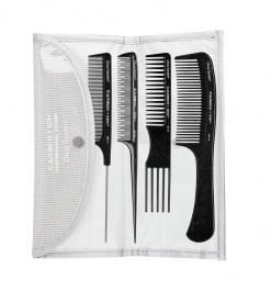 Olivia Garden Set 4 piepteni din carbon cu tehnologie ionica ST