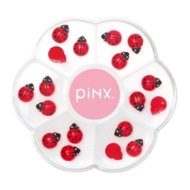 Pinx Set decor 3D pentru unghii - Ladybug 20buc