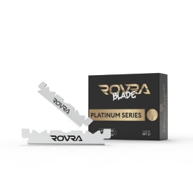 Rovra Lame de ras cu strat de platina Platinum 100buc