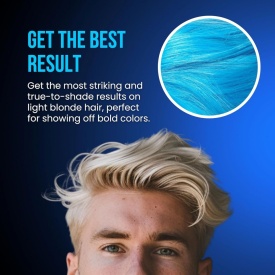 The Shave Factory Spray colorant pentru par Temporary Hair Color - Blue 150ml