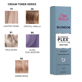 Wella Professionals Toner pentru par blond /96 Sienna Beige BlondorPlex Cream Toner 60ml
