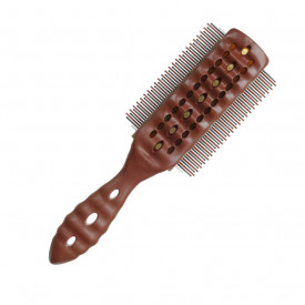 YS Park Dragon Air Styler DB26 - Perie profesionala antistatica semicirculara pentru coafat choco mix