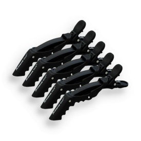 Akashi Clipsuri e negre pentru sectionarea parului Soft Touch 5buc
