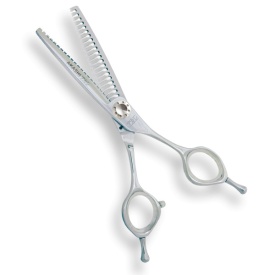Akashi Foarfeca de filat dreapta dublu zimtata 6 inci 21 dinti Super Cut P60