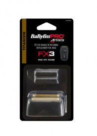 Babyliss Pro Set cutit+folie pentru shaver FX3 Black