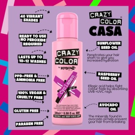 Crazy Color Vopsea semipermanenta 41 Cyclamen 100ml