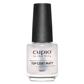 Cupio Finish mat pentru oja clasica Top Coat Matt In the City 15ml